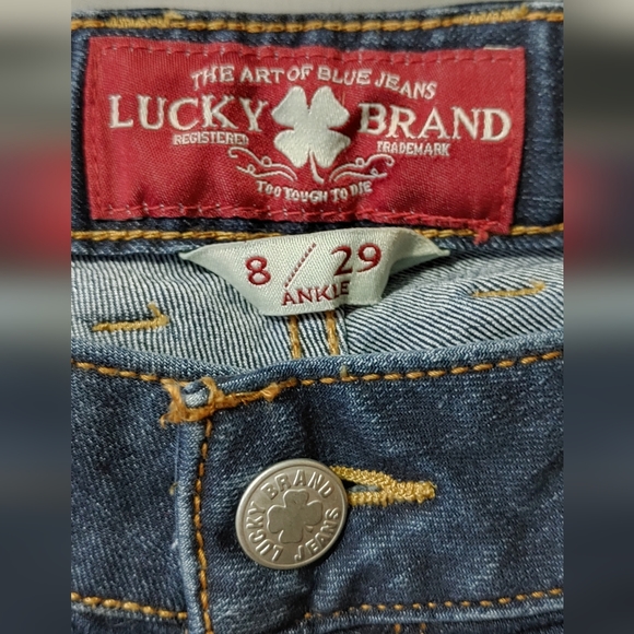 Lucky Brand Lola Ankle Jeans  Size 8 /29  NWOT - Picture 3 of 8